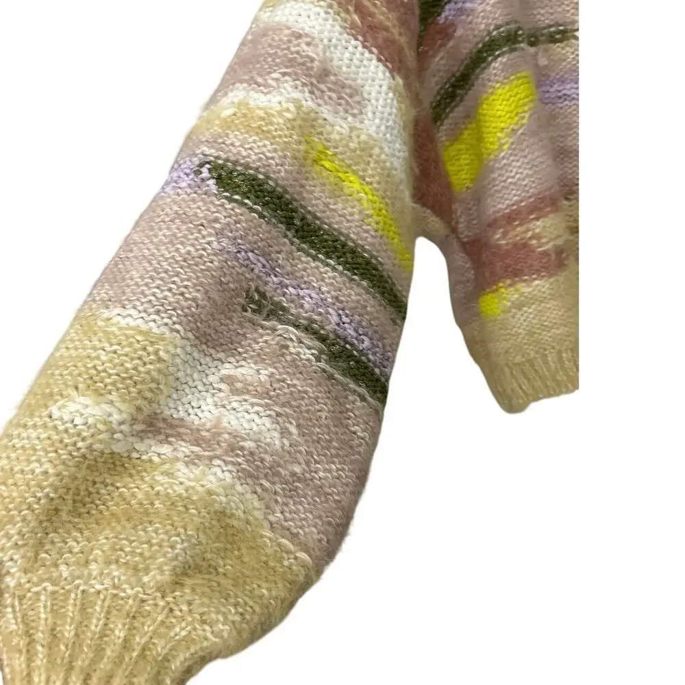 Pilcro Multicolor Fuzzy Sweater - Picture 7 of 13